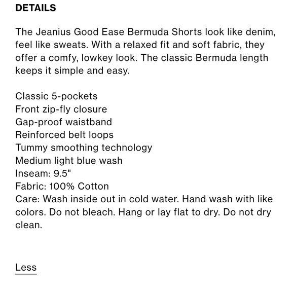 Good American Sky Blue Denim Shorts - Picture 2 of 4